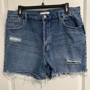 PacSun Distressed Blue Jean Shorts